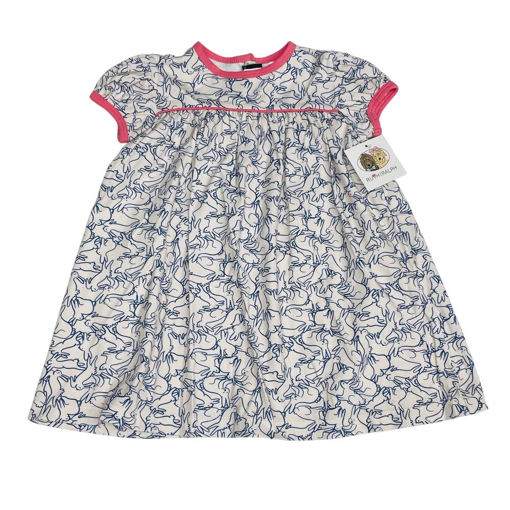 NWT Ruth & Ralph Size 3T Bunnies Catherine Dress